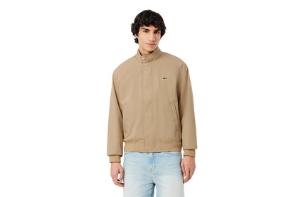Water-repellent twill Harrington jacket