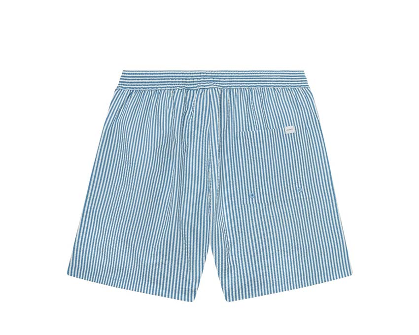 Les Deux Stan Stripe Seersucker Swim Shorts