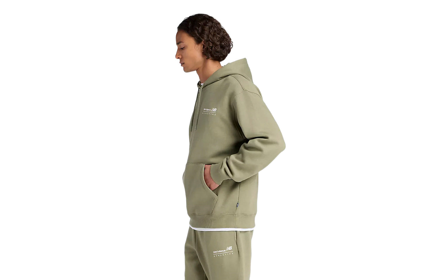 Linear Graphic Fleece Hoodie