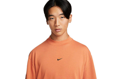 Long-Sleeve Mock Neck Top